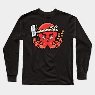 Octopus And Takoyaki Long Sleeve T-Shirt